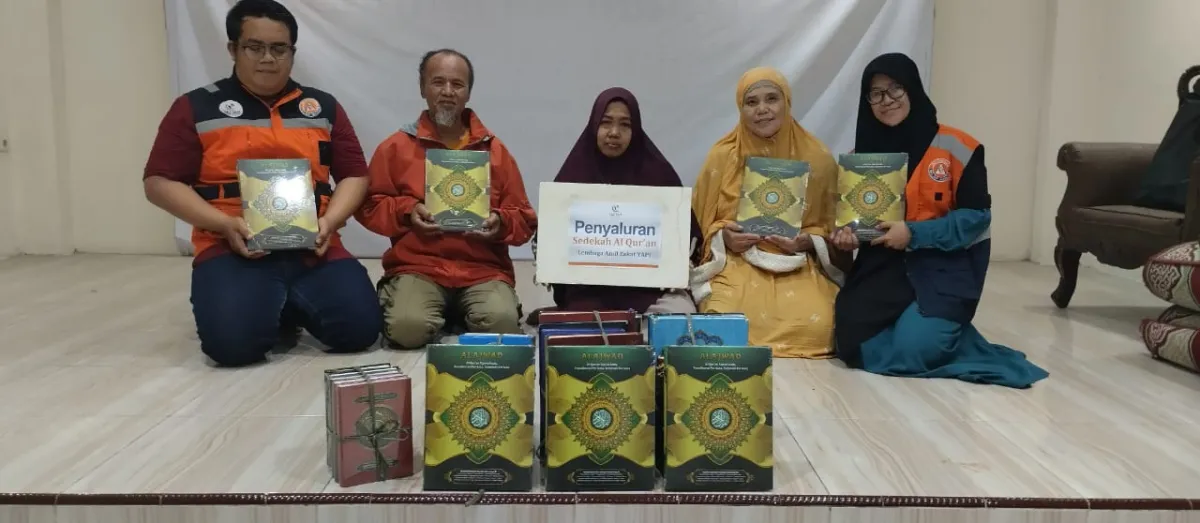 LAZ YAPI Salurkan Bantuan Al Qur'an Donatur 