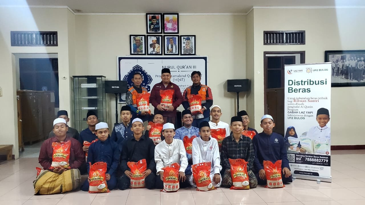 Penyaluran Beras Program GABAH LAZ YAPI 